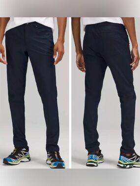 Lululemon Navy ABC Slim Warpstream Pants Size 34 X 34